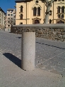 Bollard in Beige Pirineo